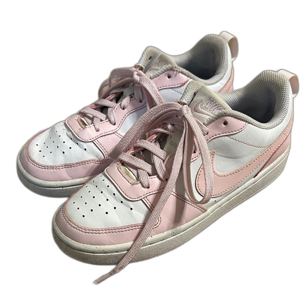 Nike Kids Court Borough Low Top Sneakers Recraft Sz 5Y